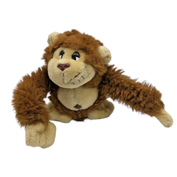 Vintage Trendmasters Monkey Screaming 1993 90s Stuffed Plush Toy WATCH VIDEO - Picture 1 of 7